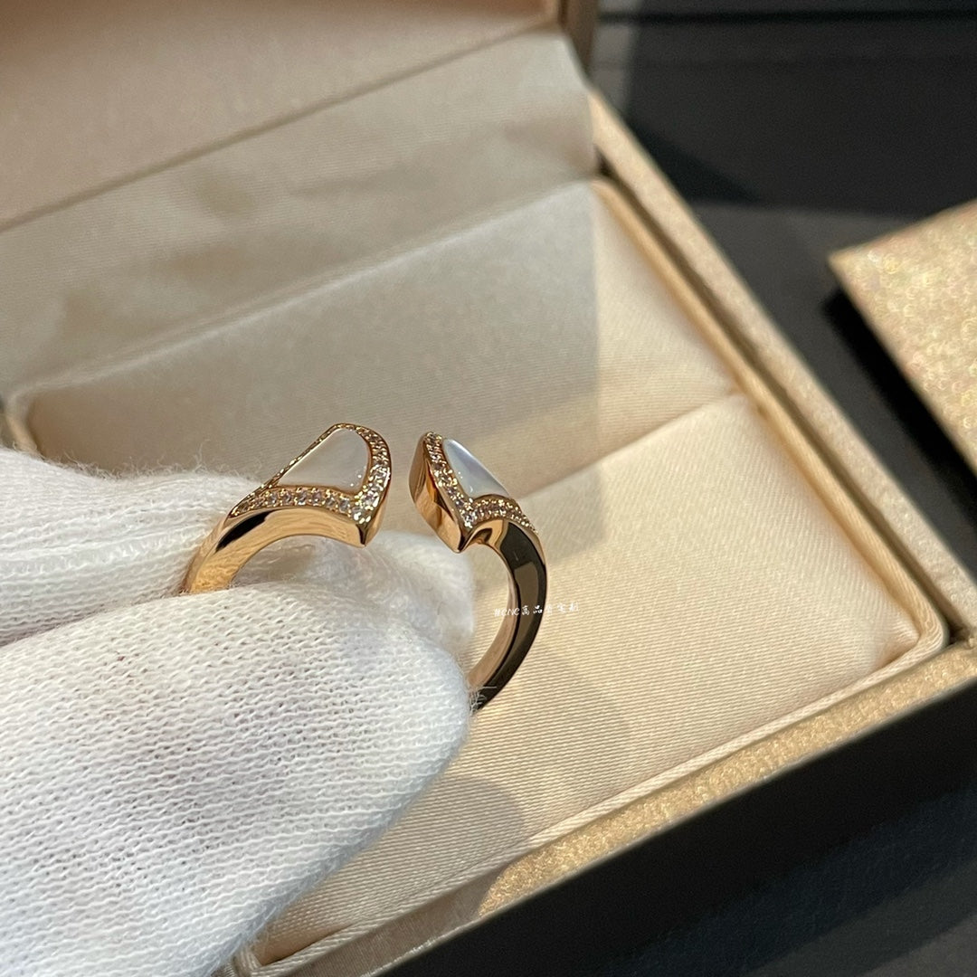 [Dawnora Jewelry]DREAM MOP DIAMOND OPEN RING