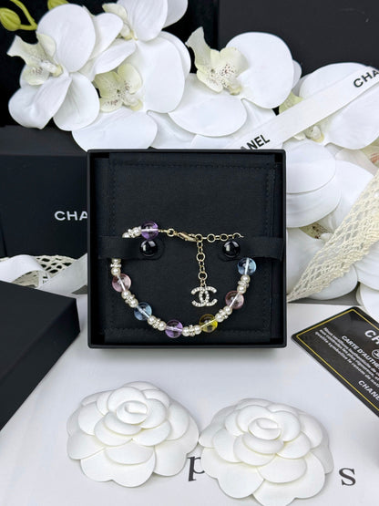 [Dawnora Jewelry]Colorful Transparent Resin Bracelet