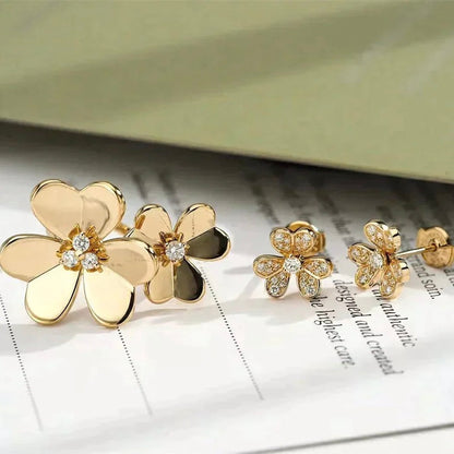[Dawnora Jewelry]CLOVER COMOS GOLD DIAMOND RING