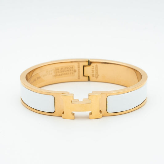 [Dawnora Jewelry]H WHITE BRACELET