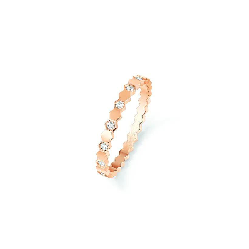 [Dawnora Jewelry]BEE LOVE RING PINK GOLD DIAMOND