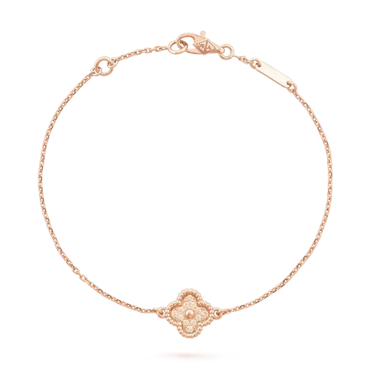 [Dawnora Jewelry]CLOVER SINGLE FLOWER BRACELET