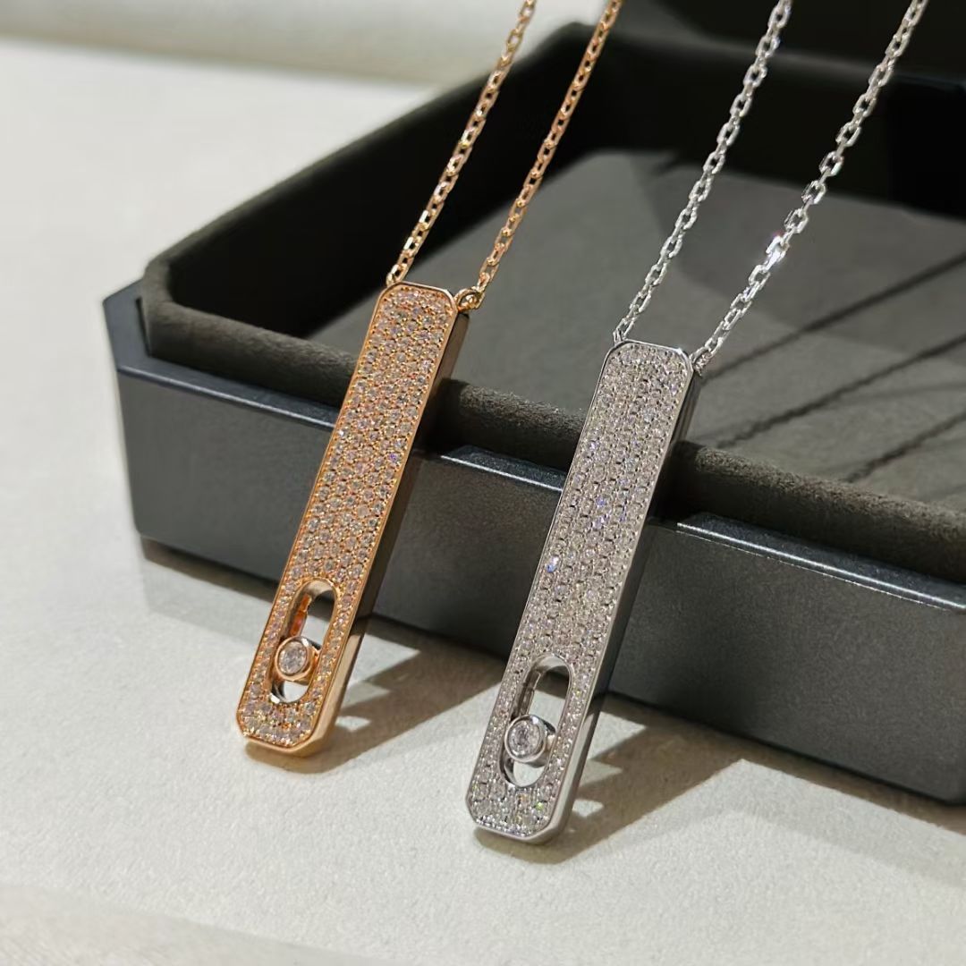 [Dawnora Jewelry]MY FIRST DIAMOND PAVED NECKLACE