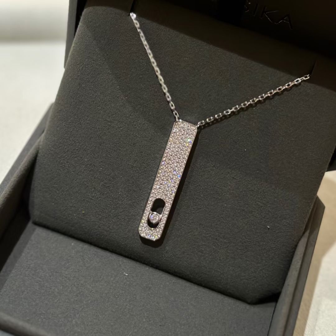 [Dawnora Jewelry]MY FIRST DIAMOND PAVED NECKLACE